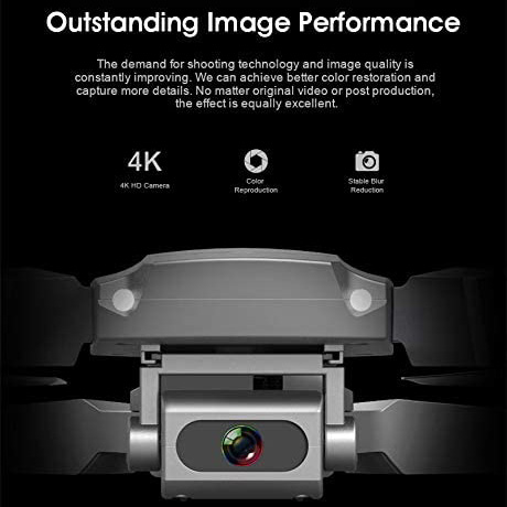 Ronshin® Αναδιπλούμενο Τετρακόπτερο Drone 4K HD 2.4GHz WiFi με Ευρυγώνιο Φακό - Χειριστήριο & Συνδεσιμότητα με Κινητά